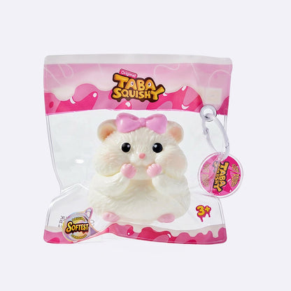 Creamy Hamster Princess Taba Squishy