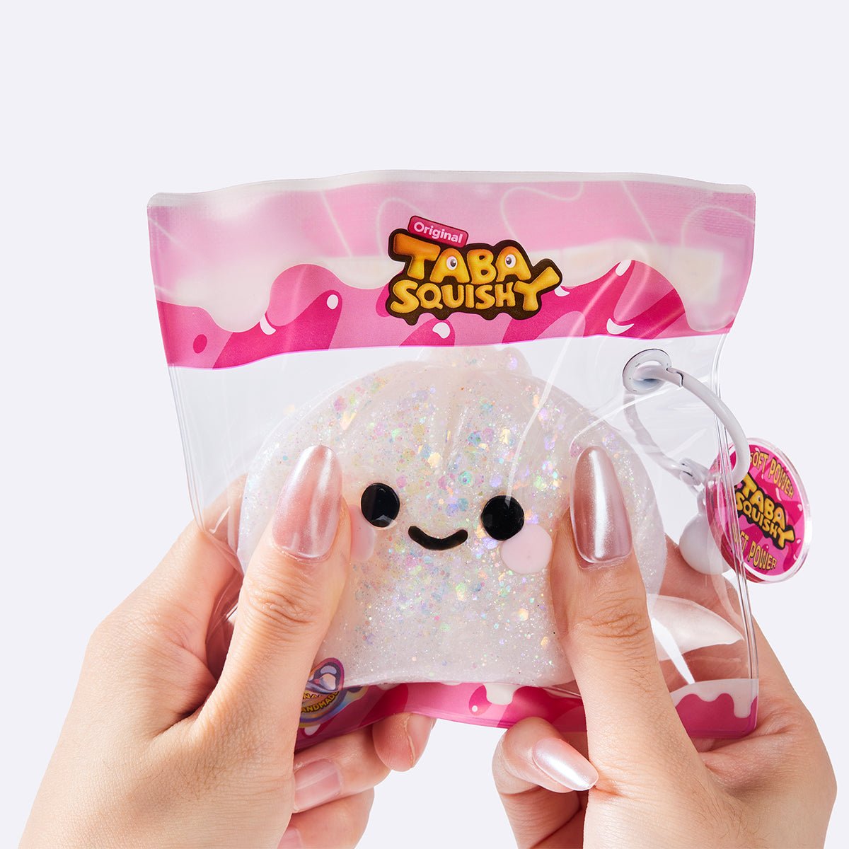 White Glitter Dumpling