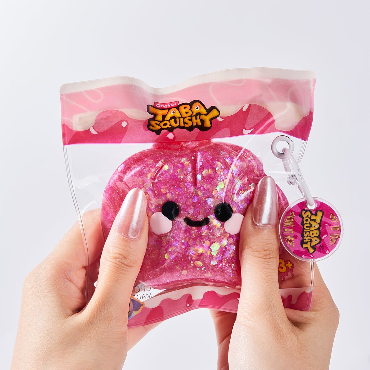 Fuchsia Glitter Dumpling