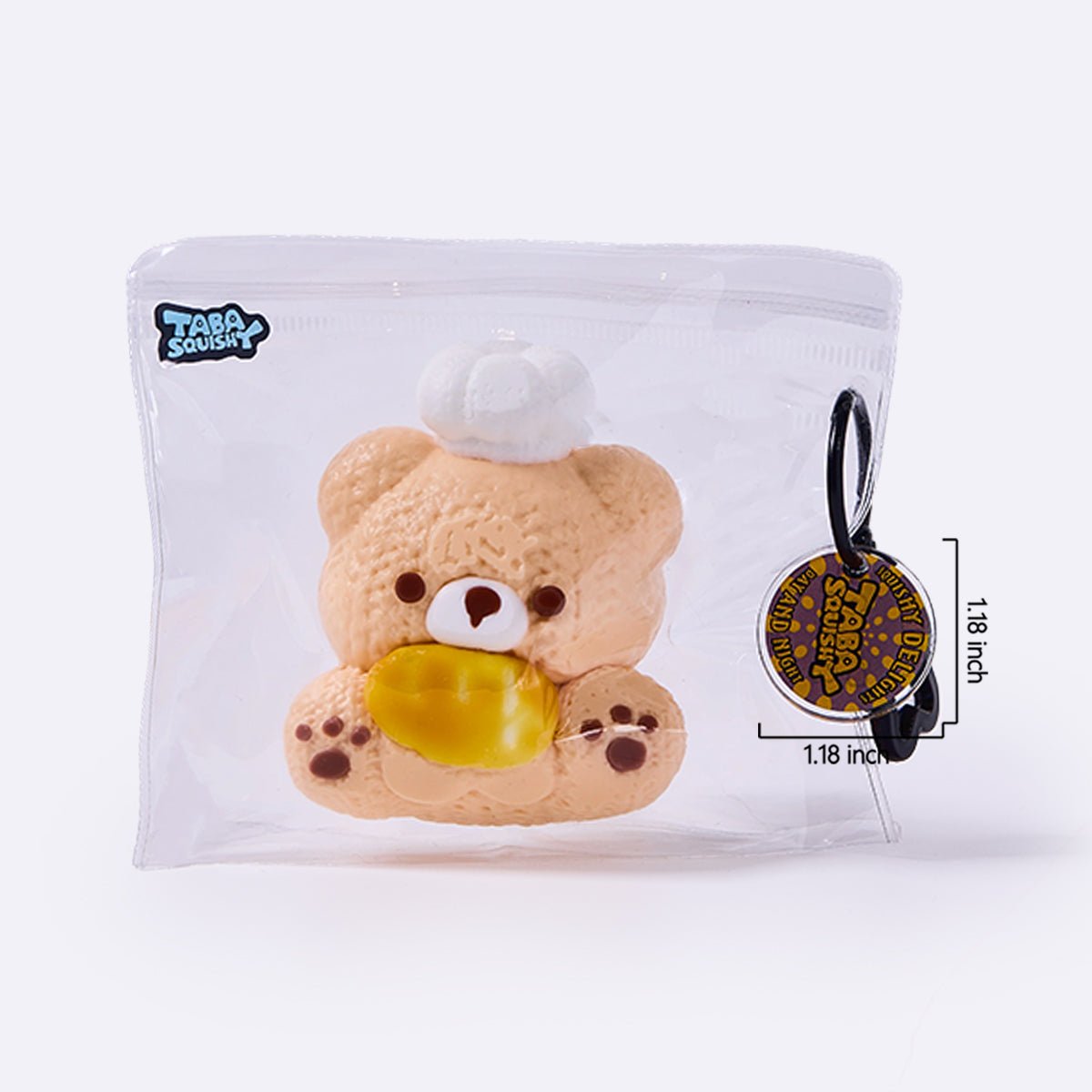 Knitted Chef Bear Taba Squishy