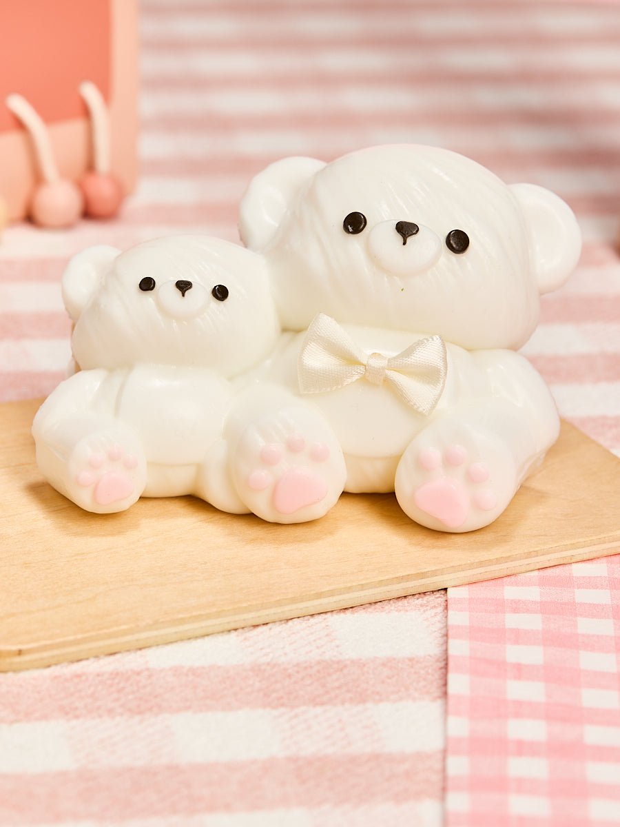 Parent-child White Bear Set Taba Squishy