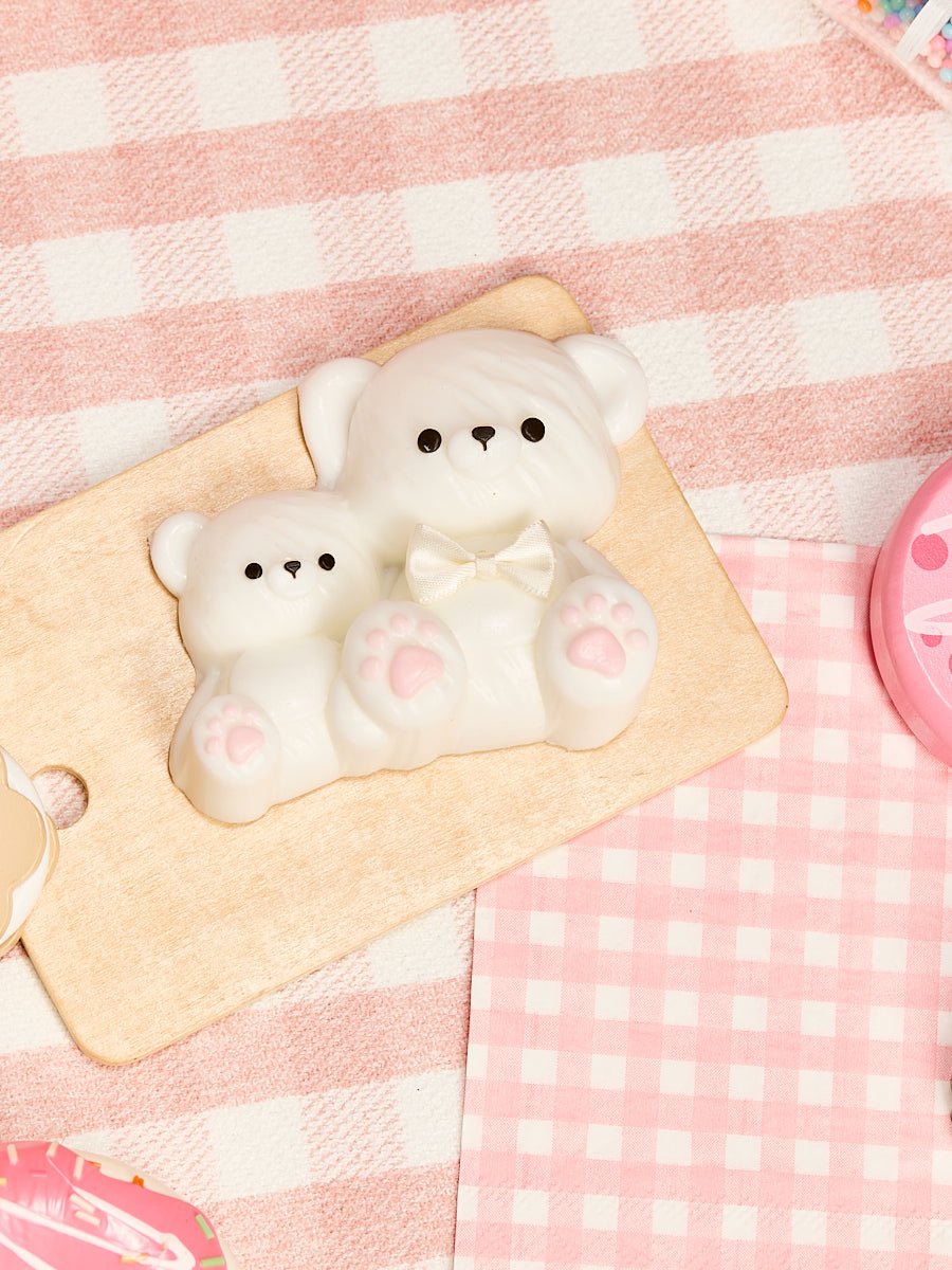 Parent-child White Bear Set Taba Squishy