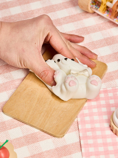 Parent-child White Bear Set Taba Squishy