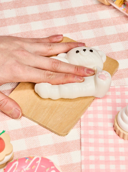 Parent-child White Bear Set Taba Squishy