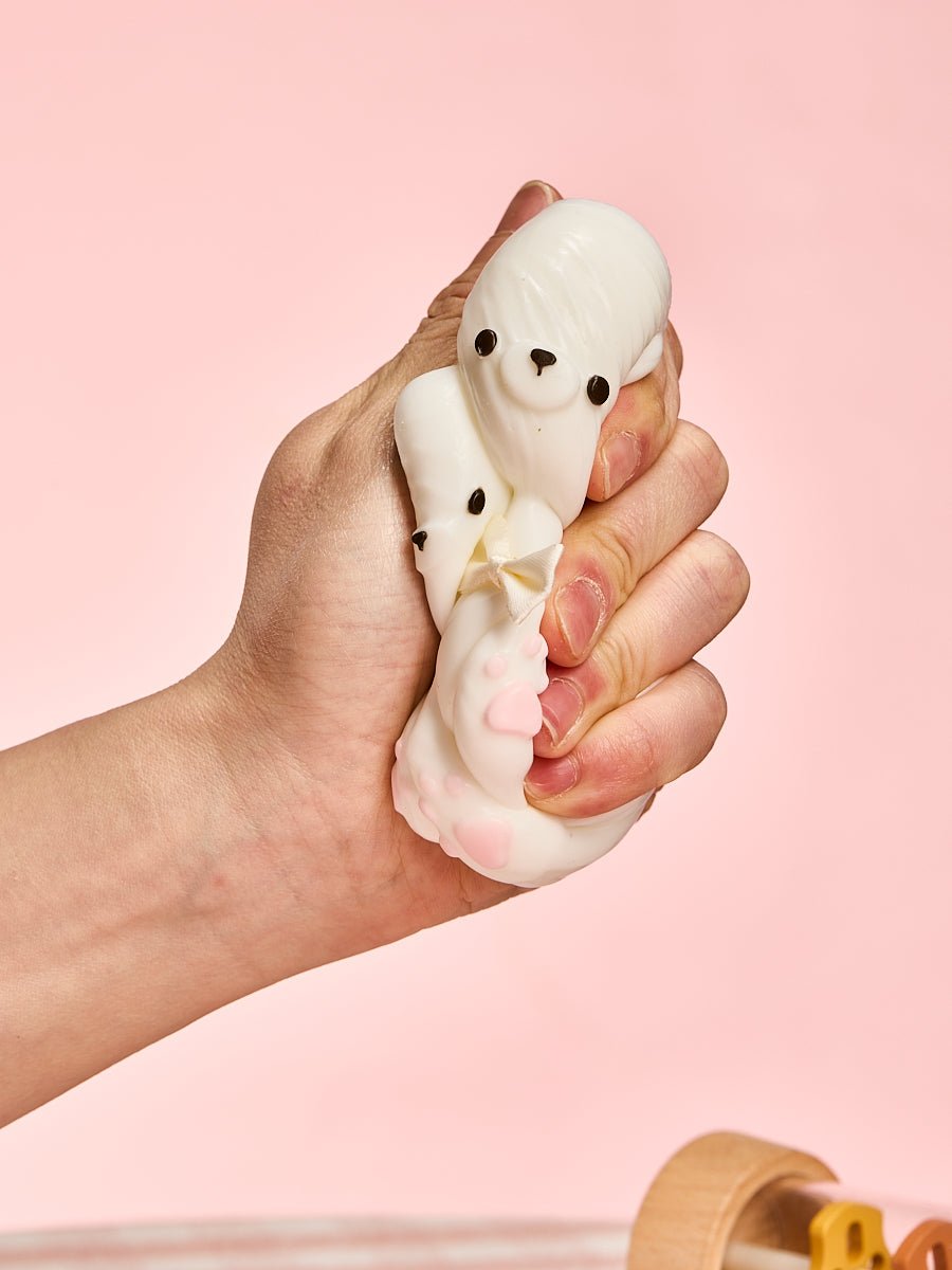 Parent-child White Bear Set Taba Squishy