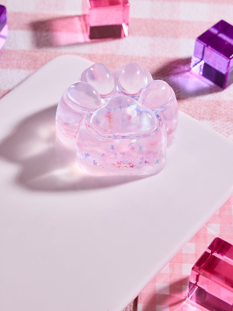 Blingbling Purple Paw Taba Squishy