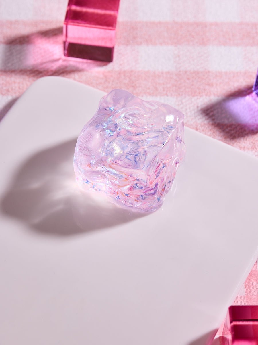 Blingbling Purple Ice Cube Taba Squishy