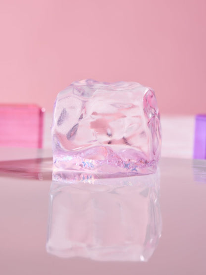 Blingbling Purple Ice Cube Taba Squishy