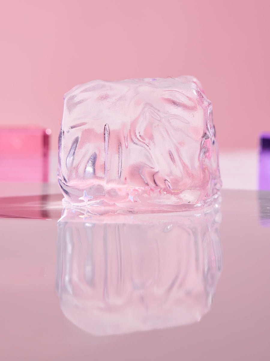 Blingbling Pink Ice Cube Taba Squishy