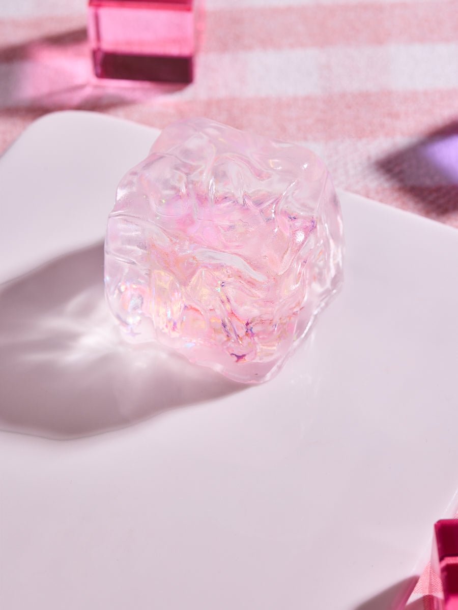 Blingbling Pink Ice Cube Taba Squishy