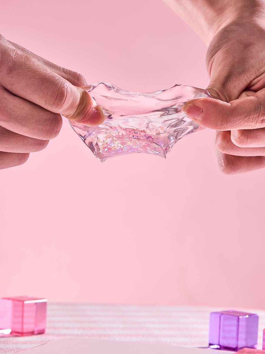 Blingbling Pink Ice Cube Taba Squishy
