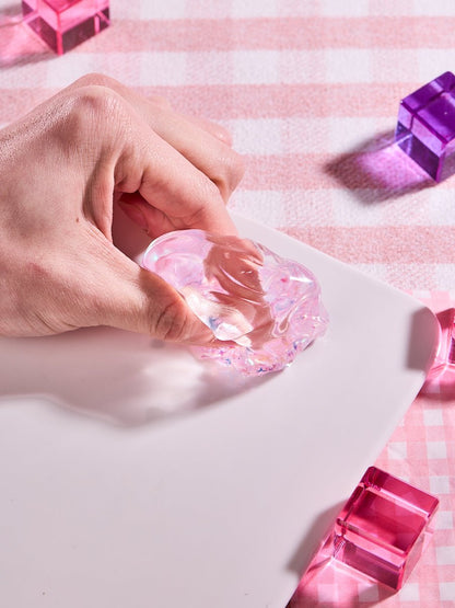 Blingbling Pink Ice Cube Taba Squishy