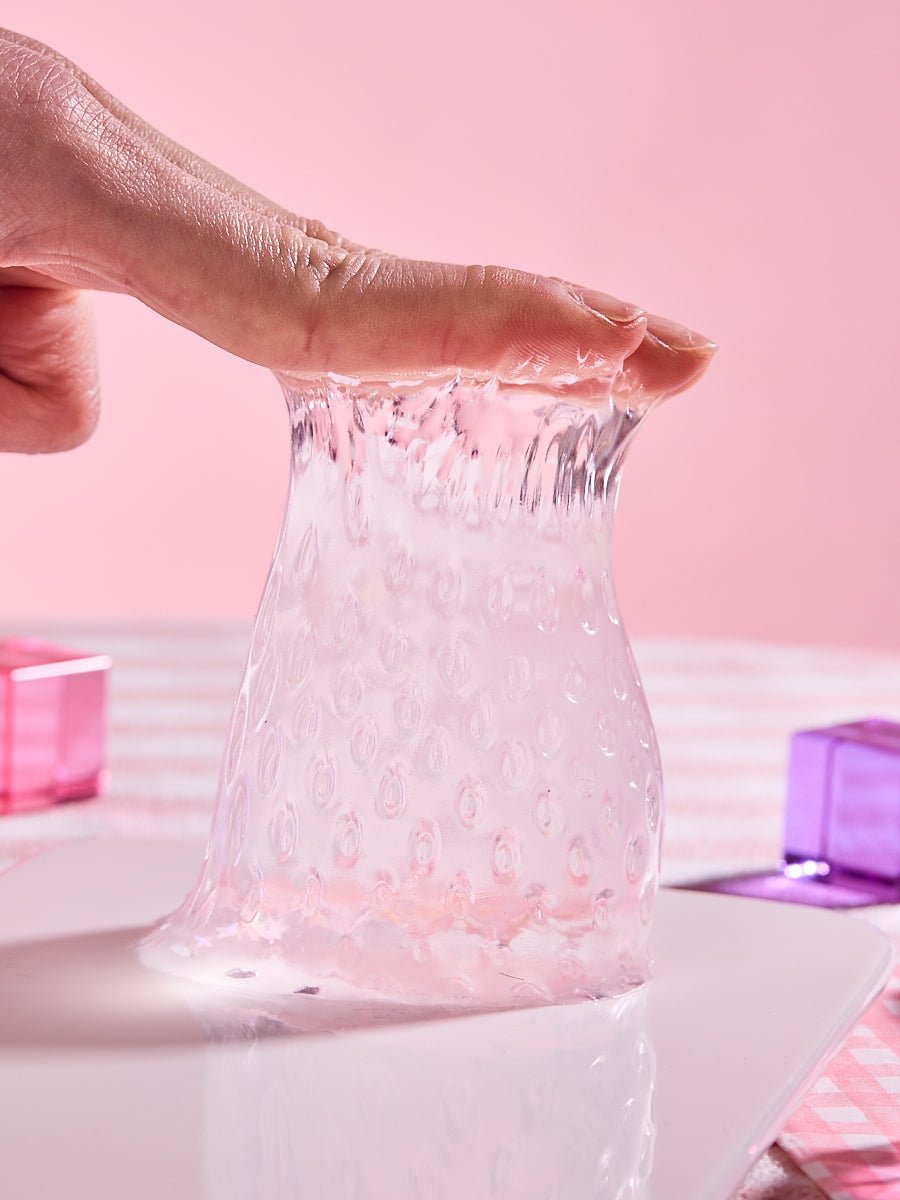 Blingbling Pink Strawberry Taba Squishy