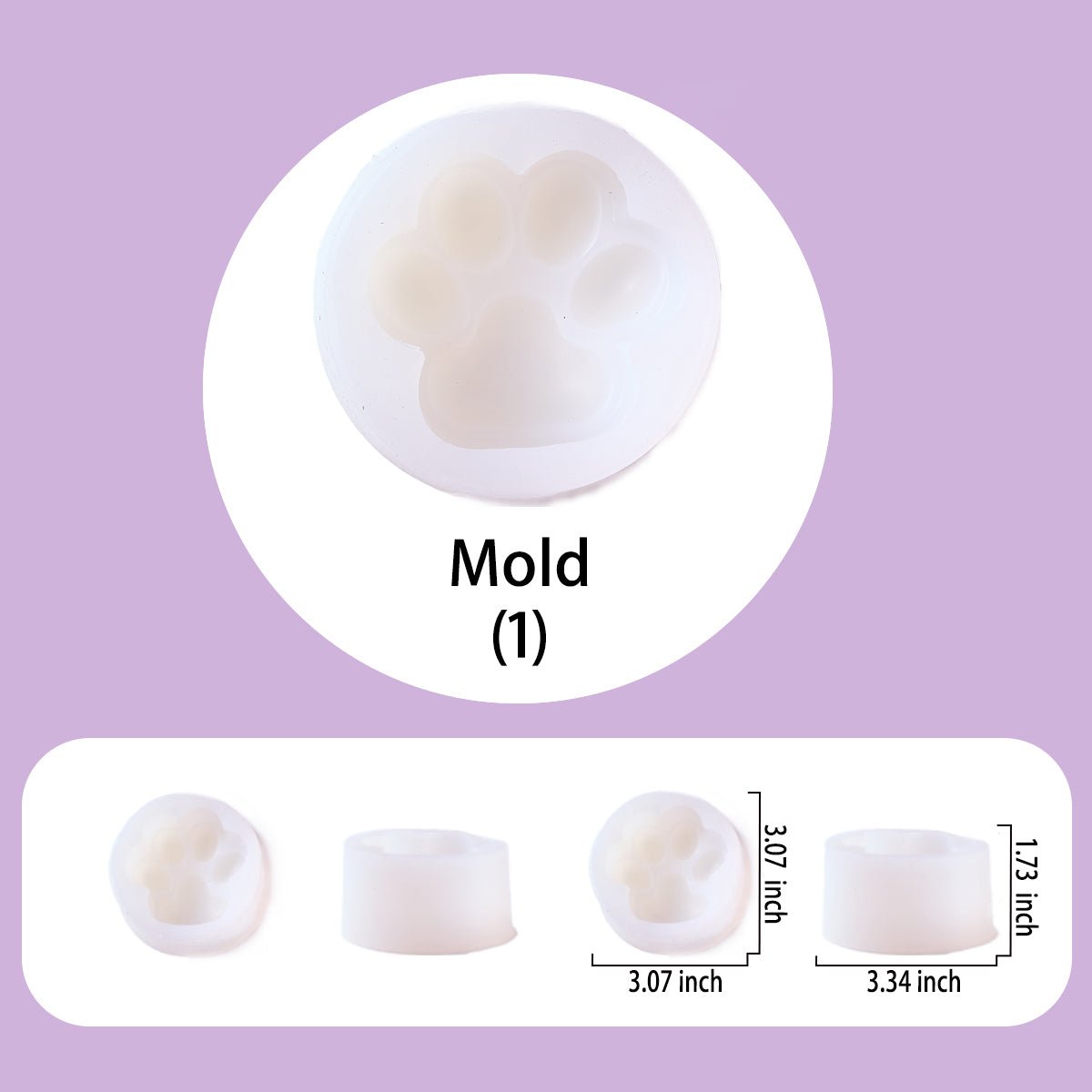 Paw Taba Squishy DIY Mold Set