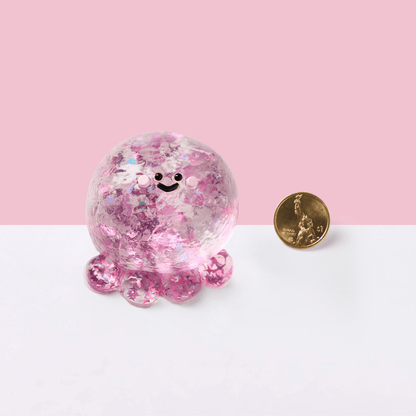 Blingbling Fuchsia Octopus Taba Squishy