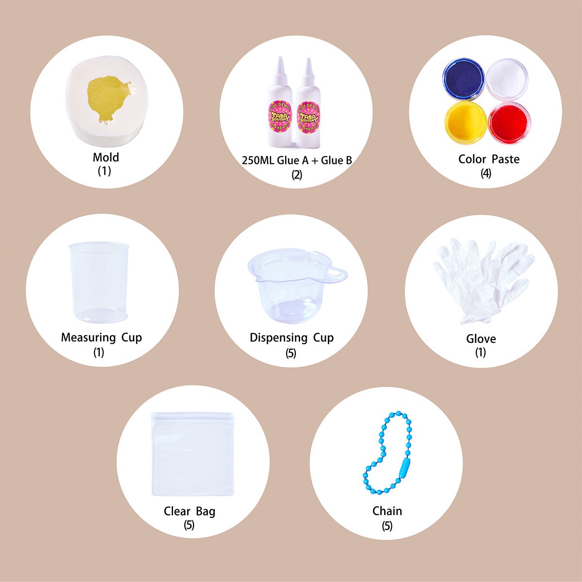 Chick Taba Squishy DIY Mold Set