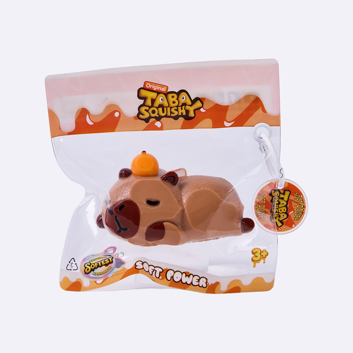 Brown Sleeping Capybara Taba Squishy