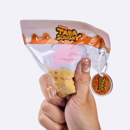 Blueberry Lavender Ice Cream Cone Taba Squishy