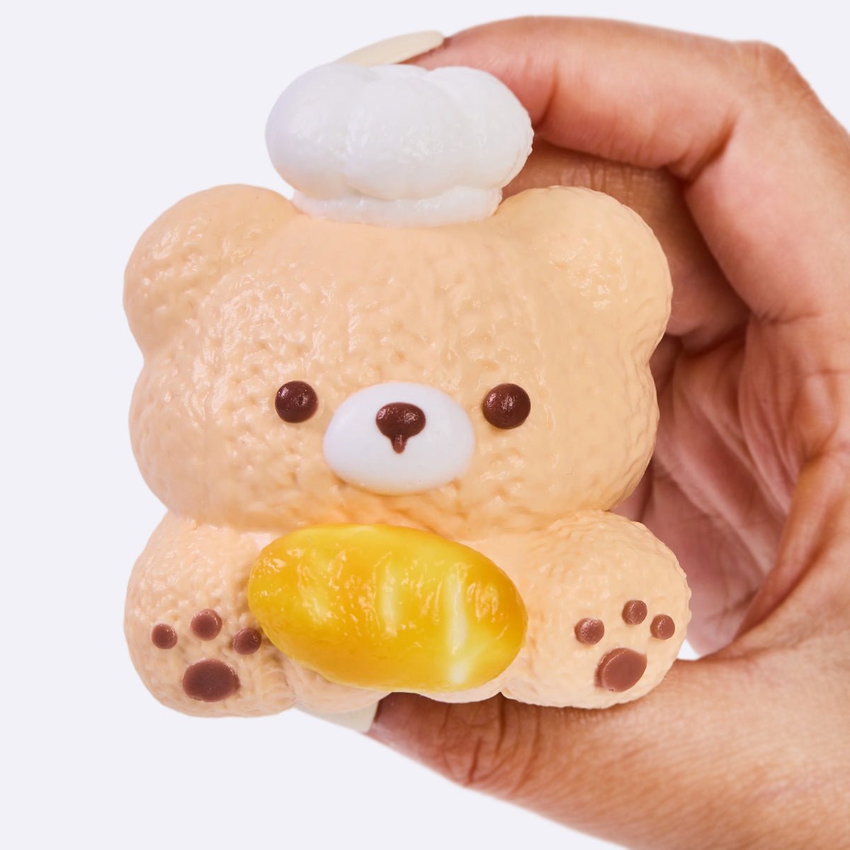 Knitted Chef Bear Taba Squishy