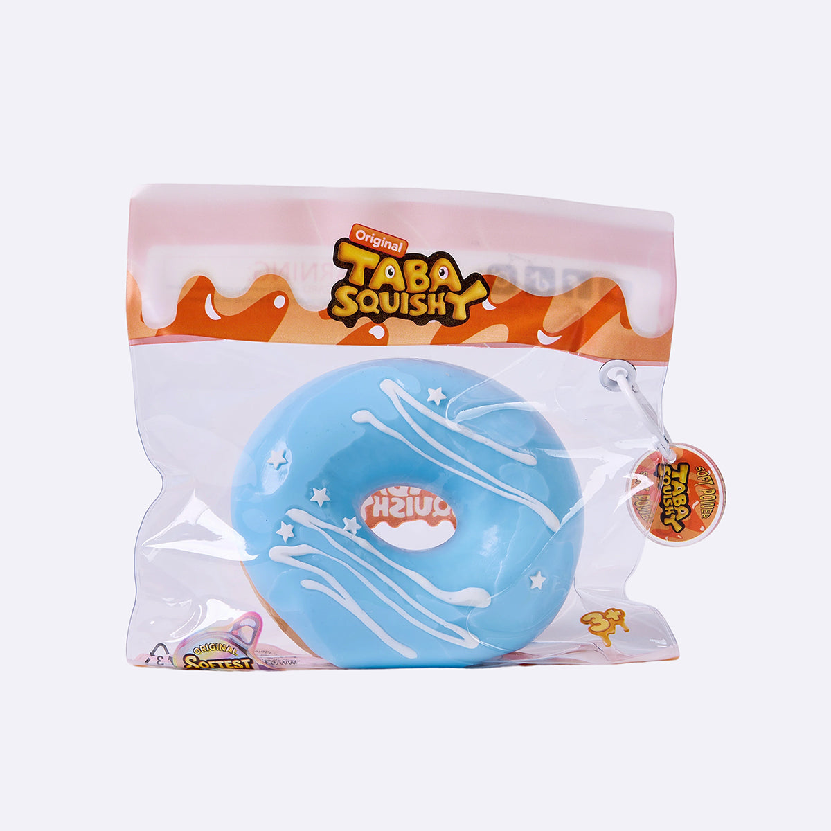 Jumbo Aqua Donut Taba Squishy