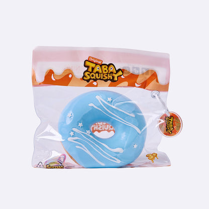 Jumbo Aqua Donut Taba Squishy