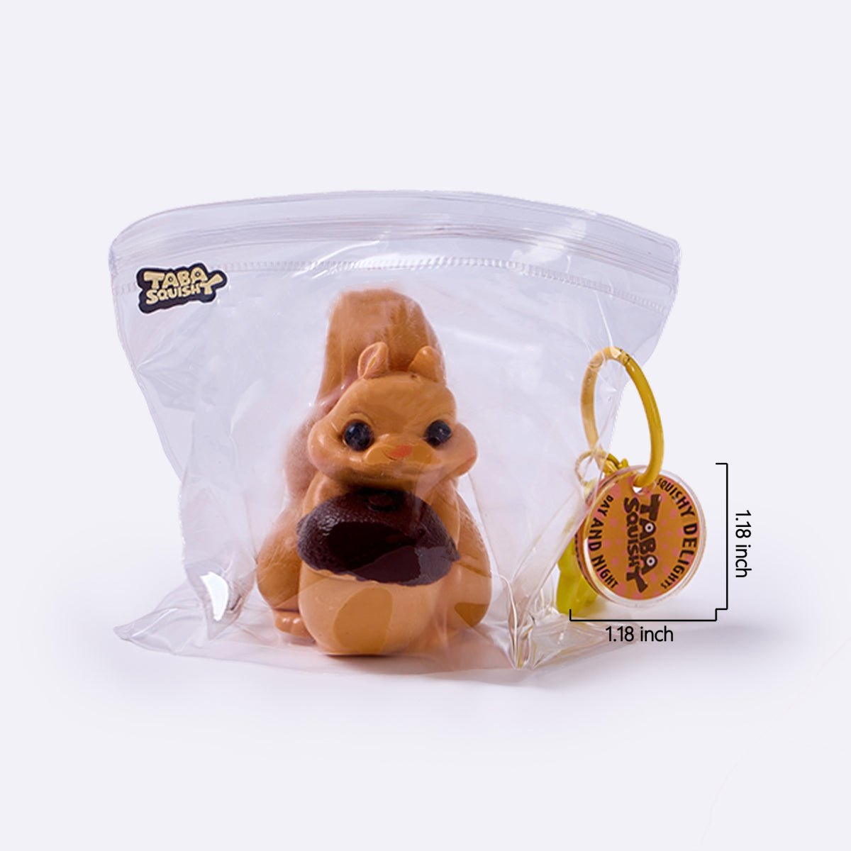 Squirrel with Aacorn Taba Squishy