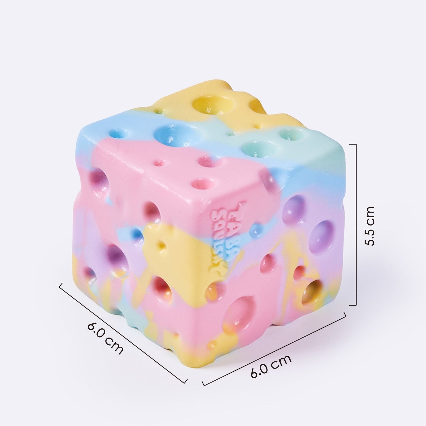 Tie-Dye Pastel Cheese Taba Squishy