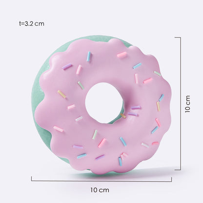 Jumbo Pink Mint Donut Taba Squishy