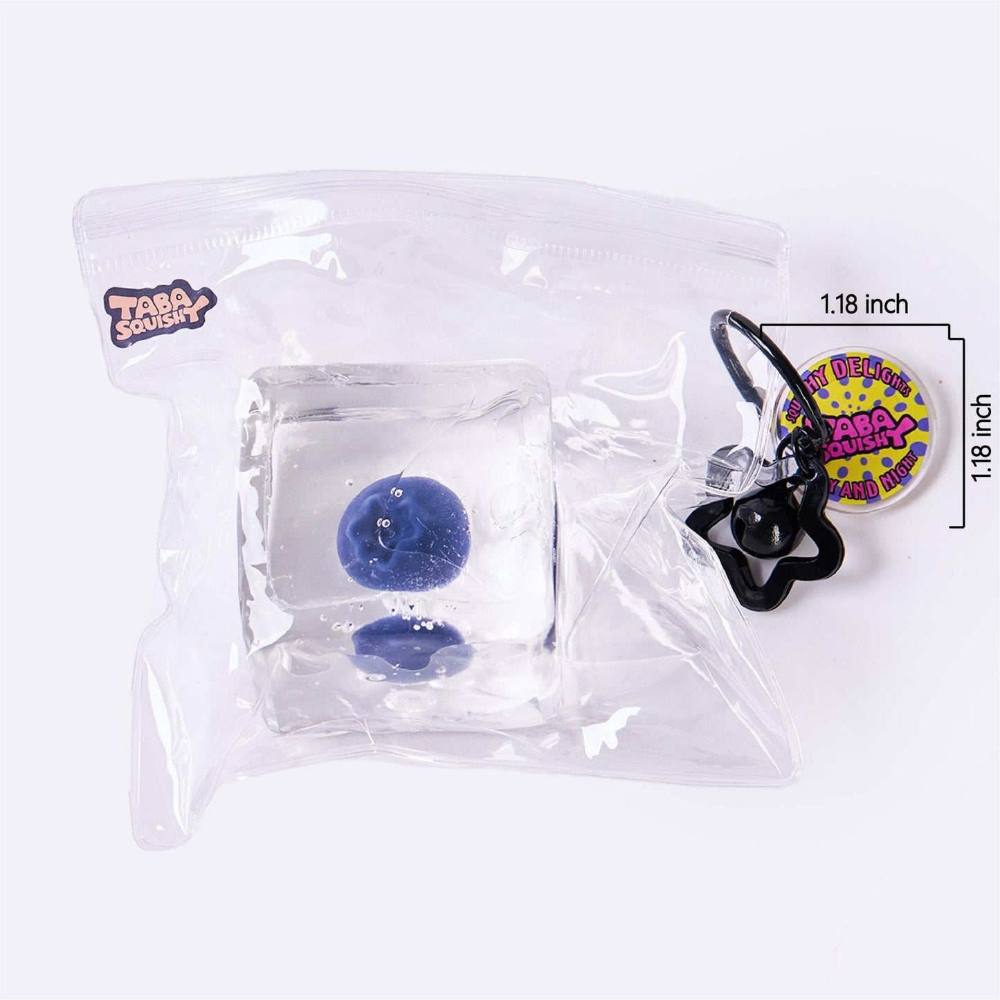 Nested Blueberry Cute Ice Cube Taba Squishy