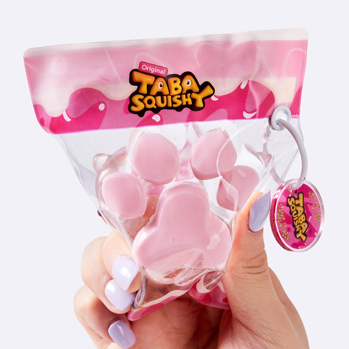 Clear Pink Cat with Claws