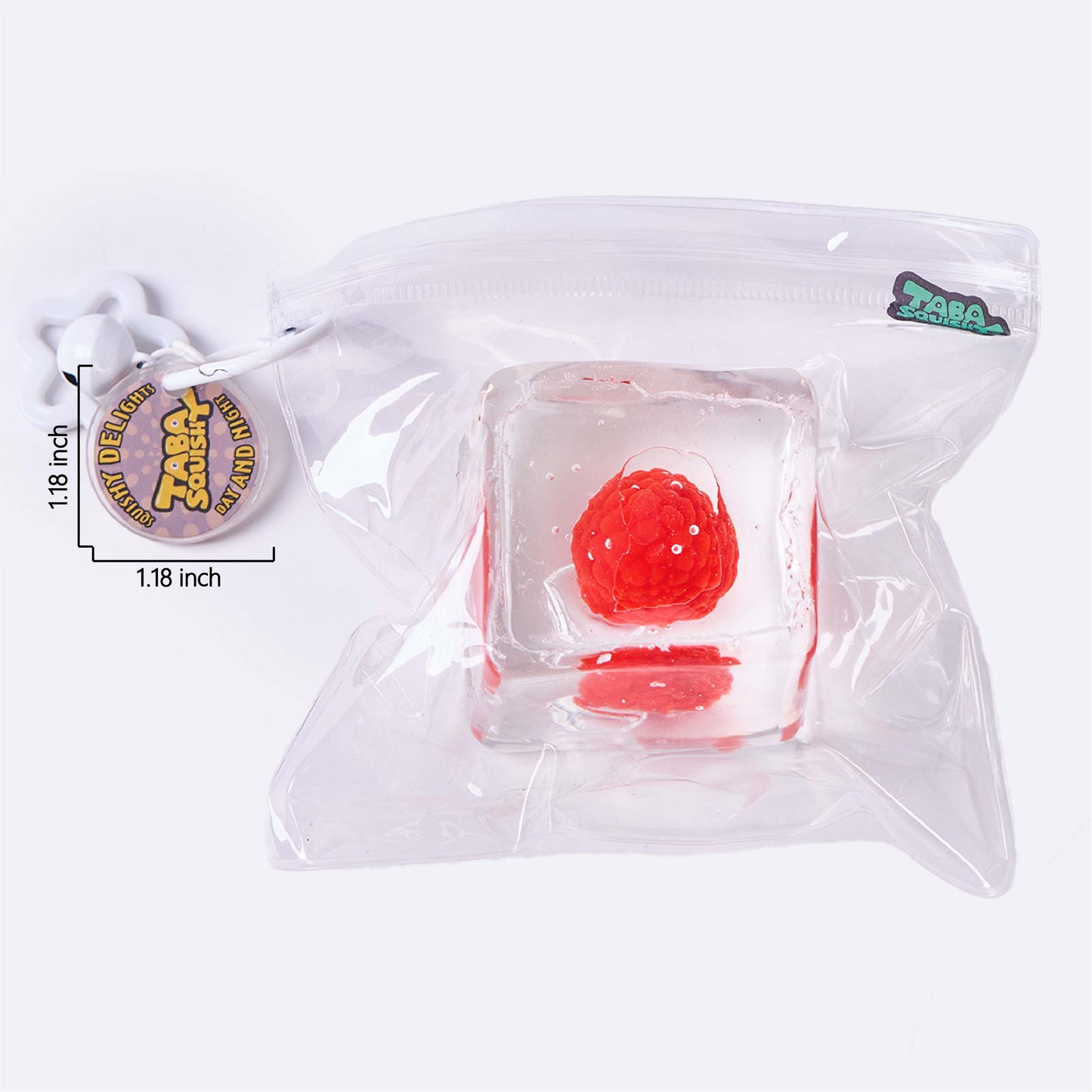 Nested Strawberry Cute Ice Cube Taba Squishy