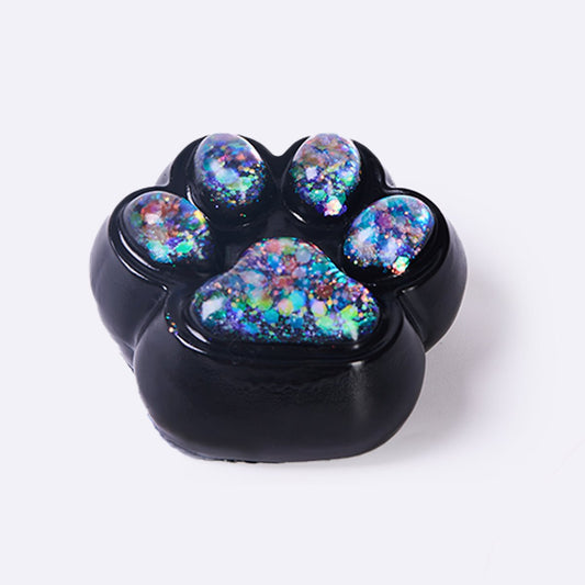 100g Black-bling Paw Taba Squishy