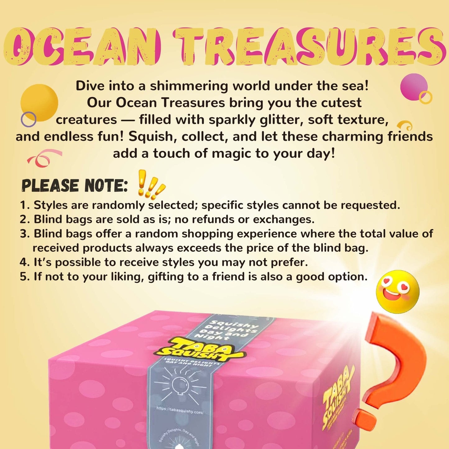 Ocean Blind Bag Taba Squishy