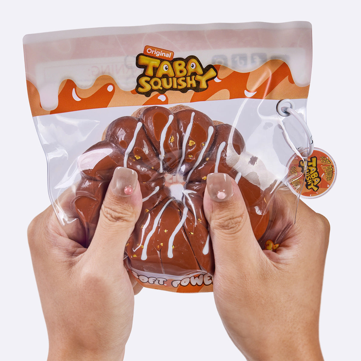 Jumbo Mocha Donut Taba Squishy