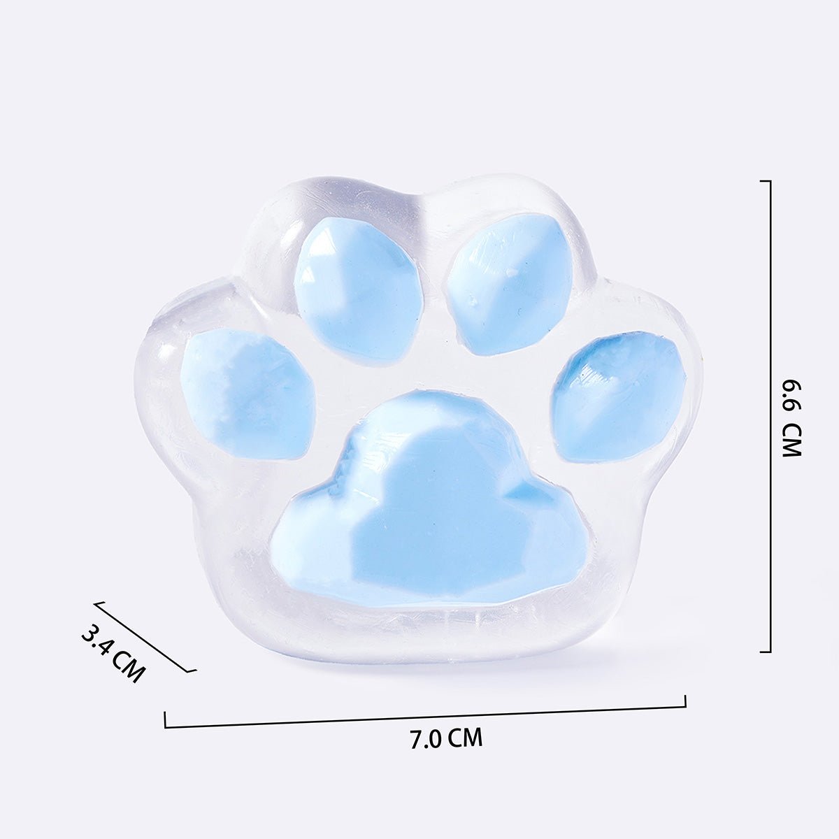 Clear Blue Cat Paw