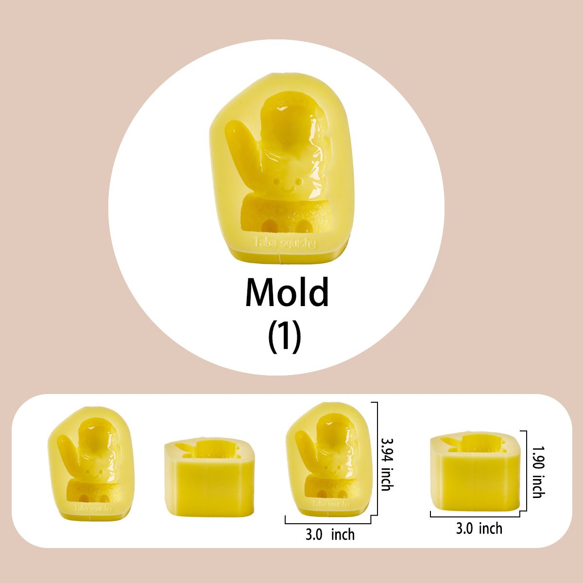 Glove Taba Squishy DIY Mold Set