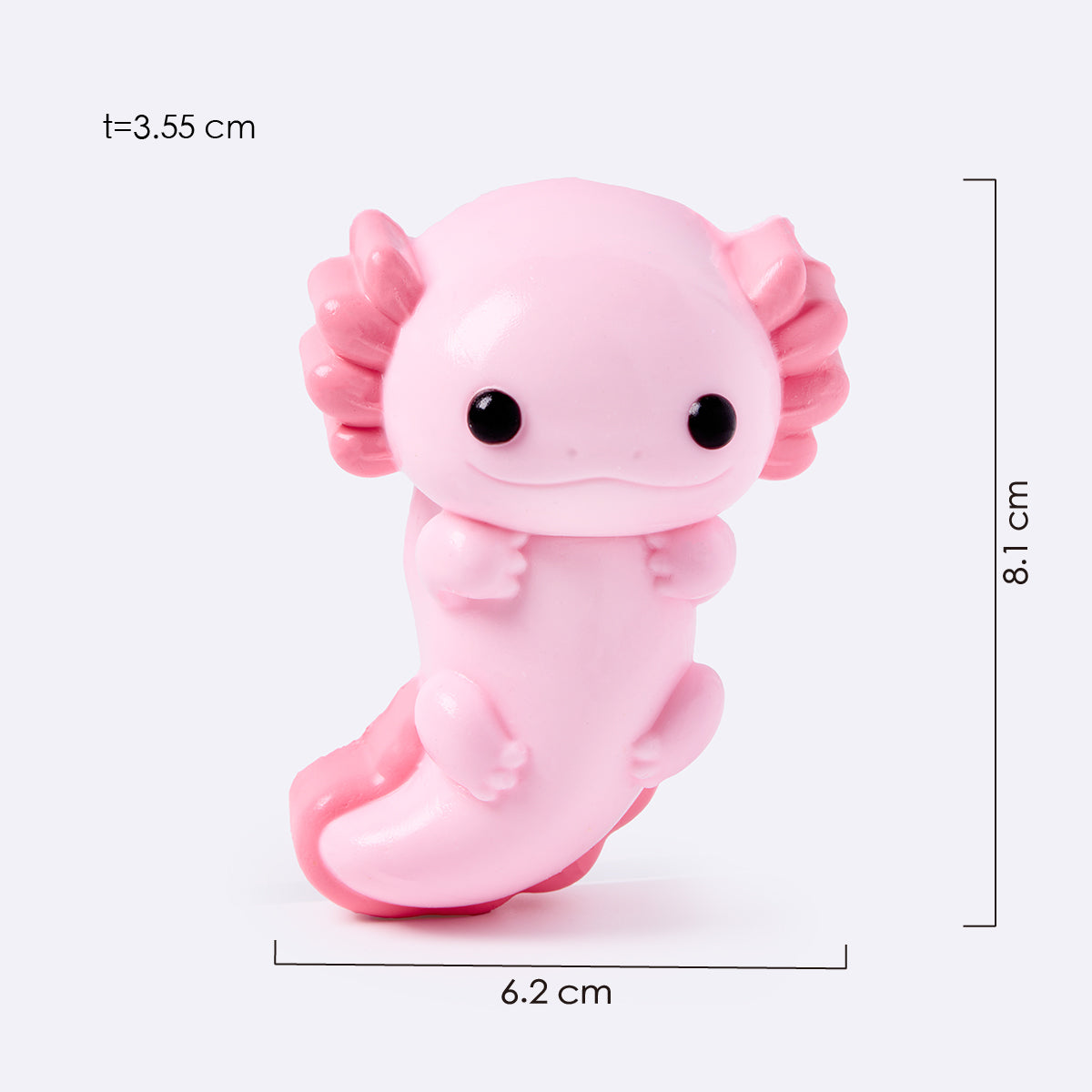 Standing Axolotl Taba Squishy