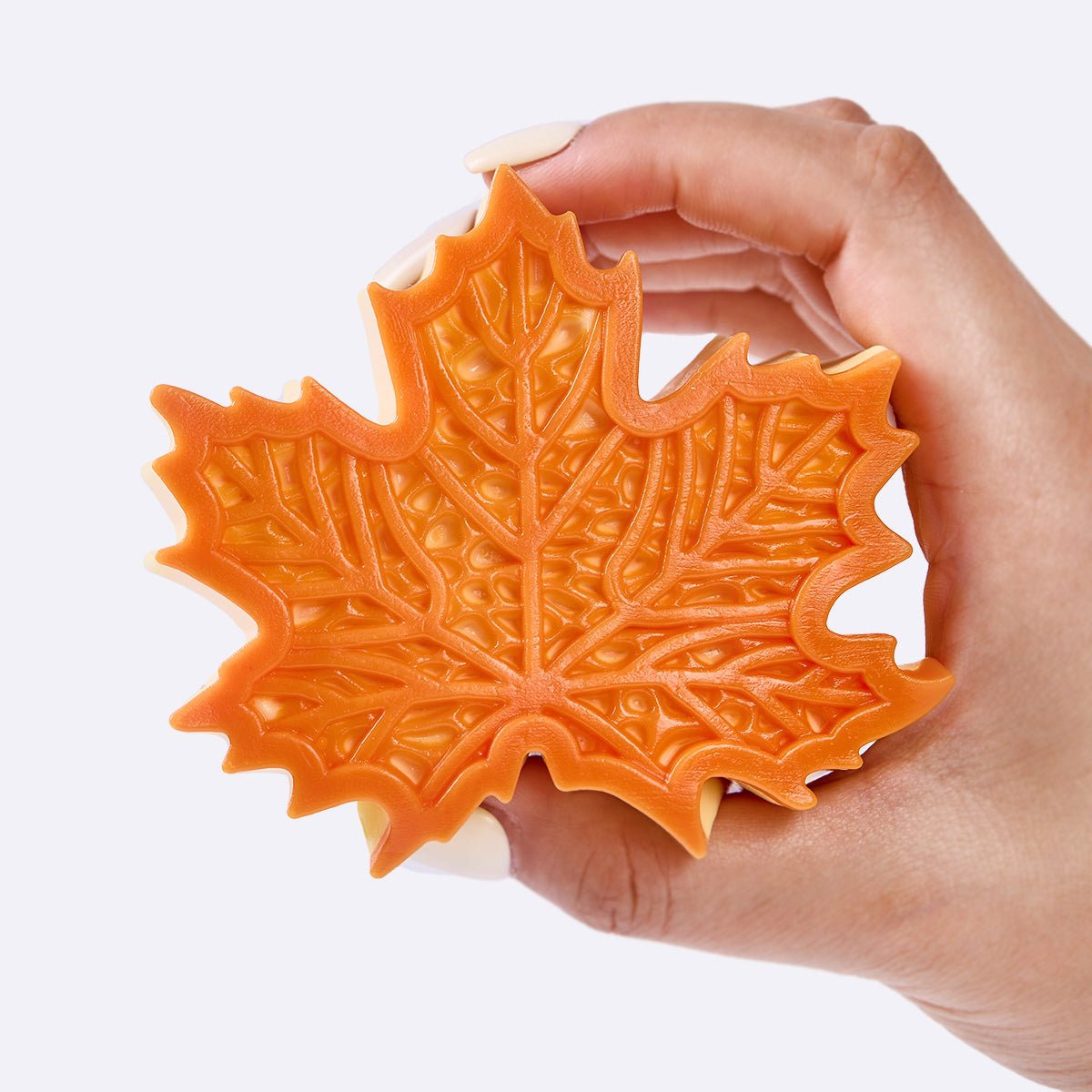 Orange Maple Leaf Taba Squishy