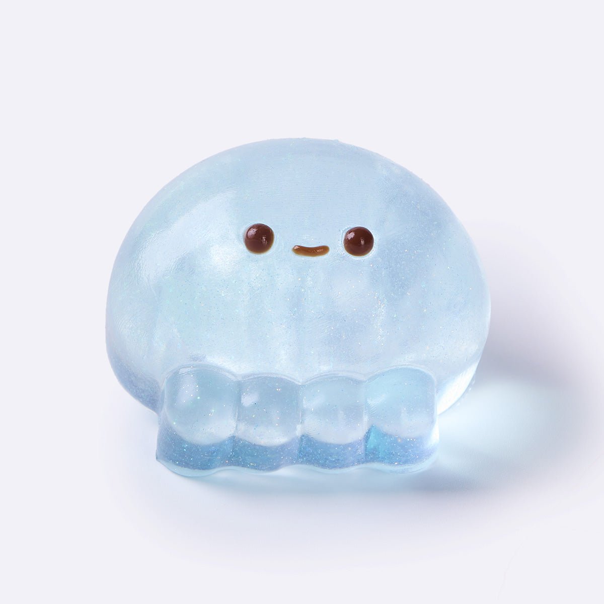 Glitter Transparent-blue Jellyfish Taba Squishy