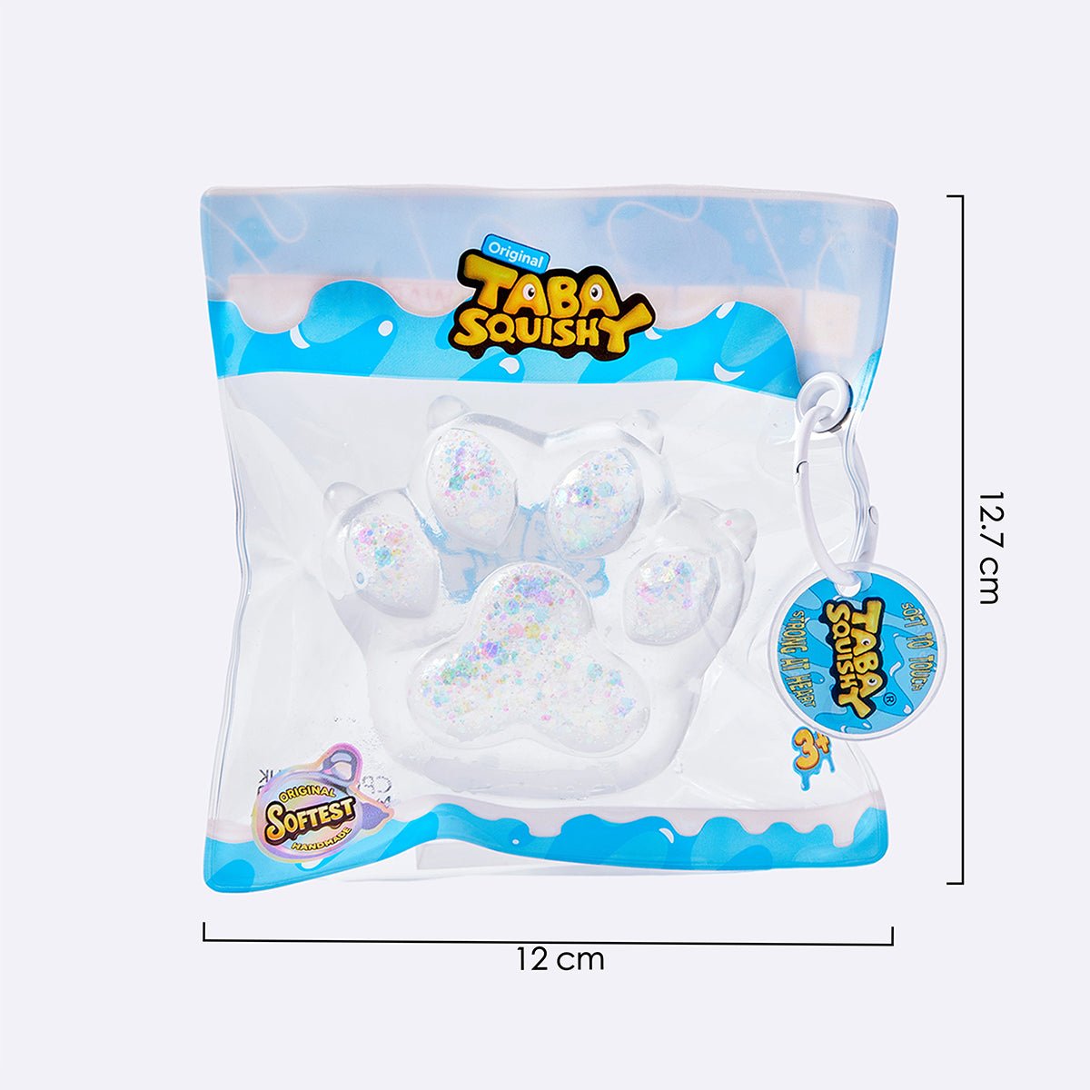 Clear Holographic Cat Paw with Claws