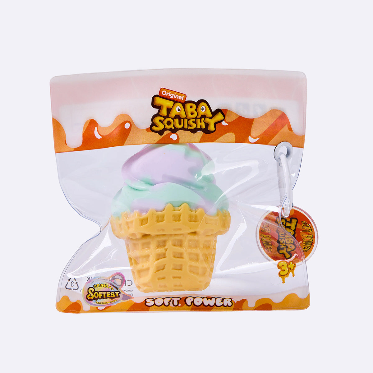 Mint Grape Ice Cream Cone Taba Squishy