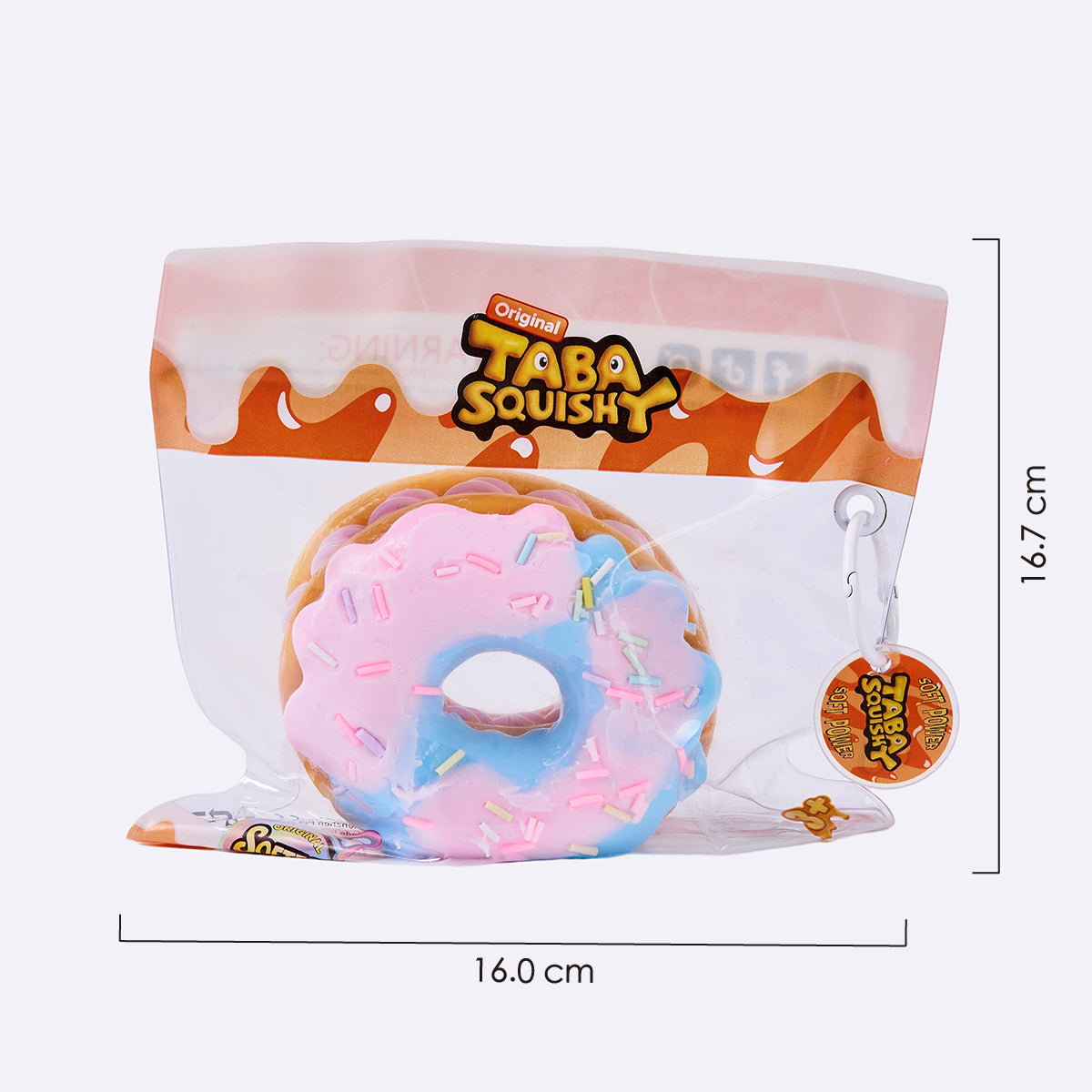 Rainbow Filled Donut Taba Squishy