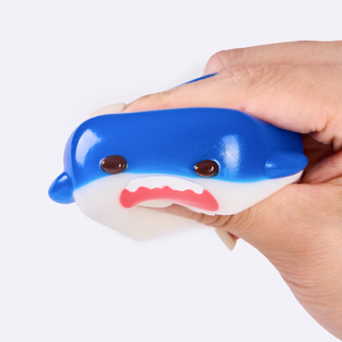 Dark Blue Shark Cube Taba Squishy