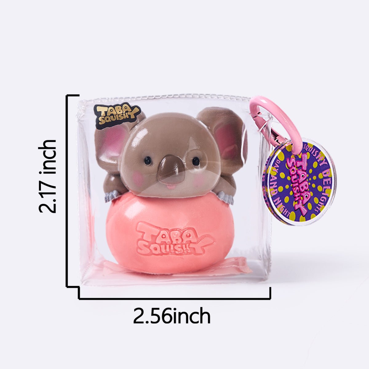 Little Koala on Pink Ball Taba Squishy