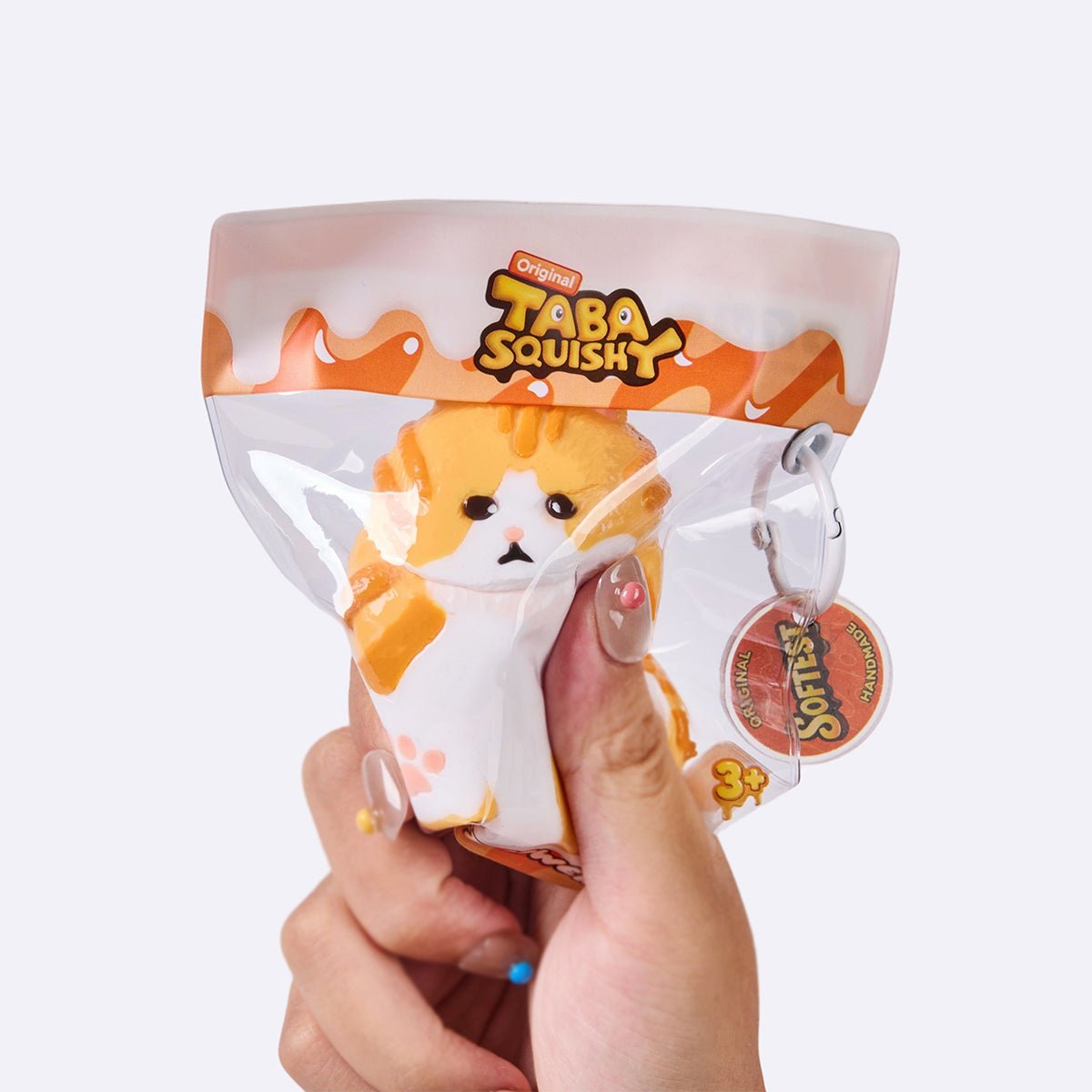 Chubby Orange Cat Taba Squishy