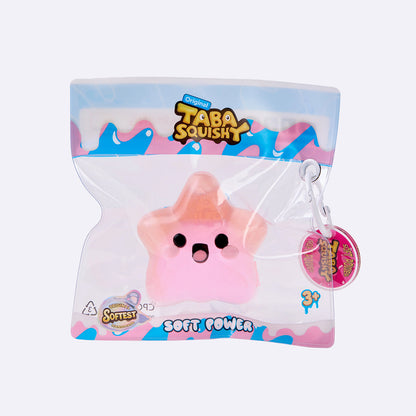 Pink & Orange Happy Star Taba Squishy
