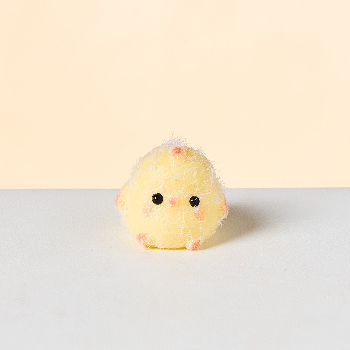 Flocked Mini Cute Chick Taba Squishy