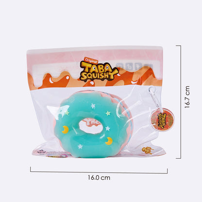 Pink Mint Filled Donut Taba Squishy