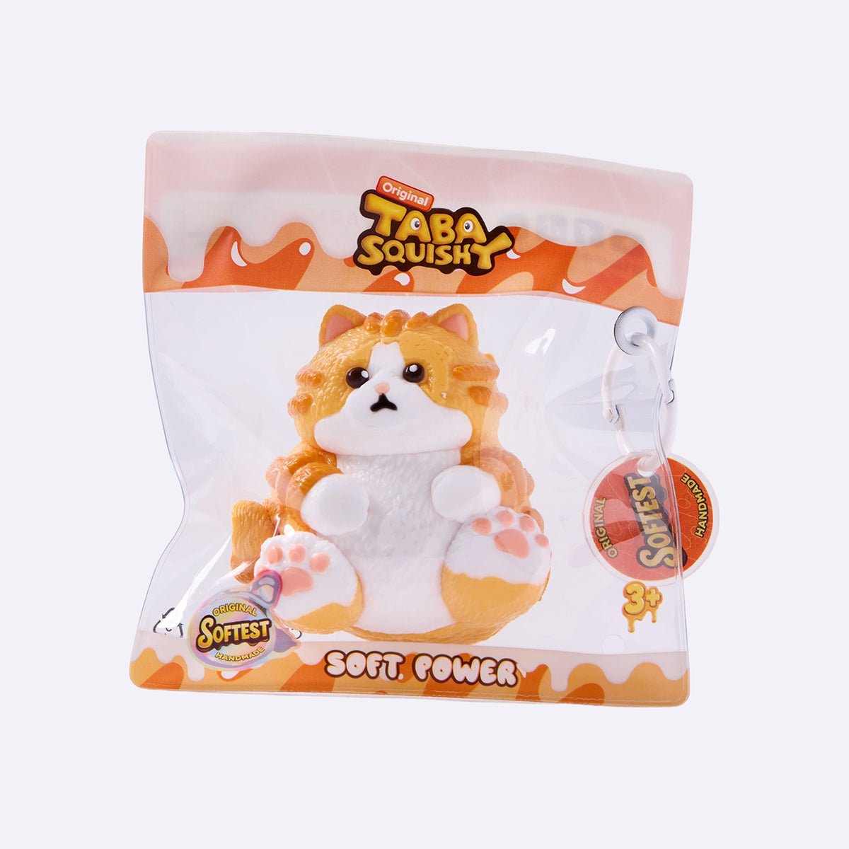 Chubby Orange Cat Taba Squishy