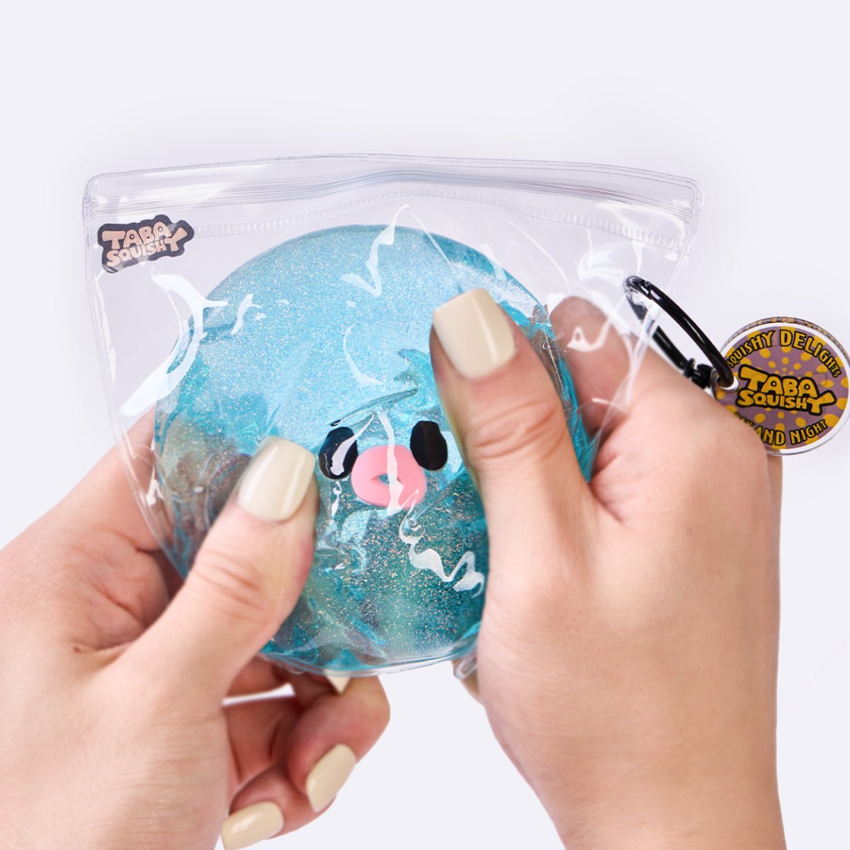 Glitter Blue Octopus Taba Squishy